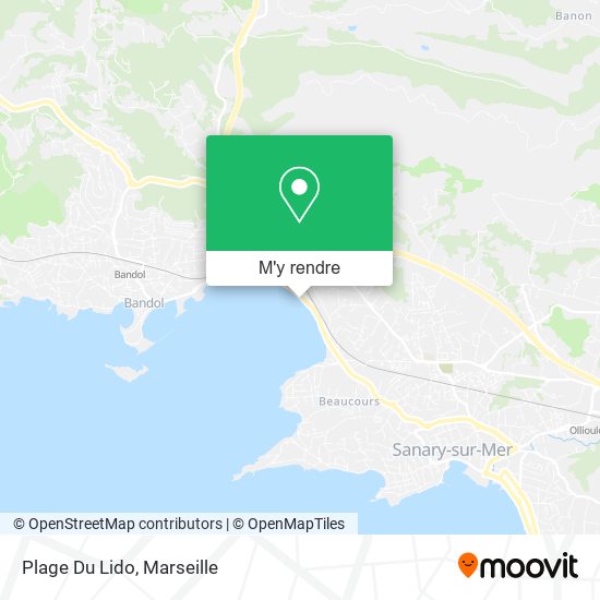 Plage Du Lido plan