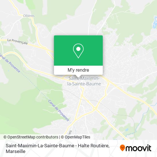 Saint-Maximin-La-Sainte-Baume - Halte Routière plan