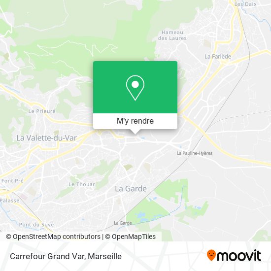 Carrefour Grand Var plan