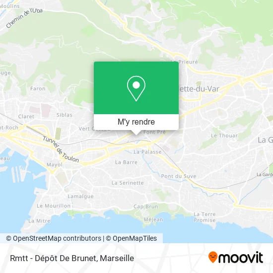 Rmtt - Dépôt De Brunet plan