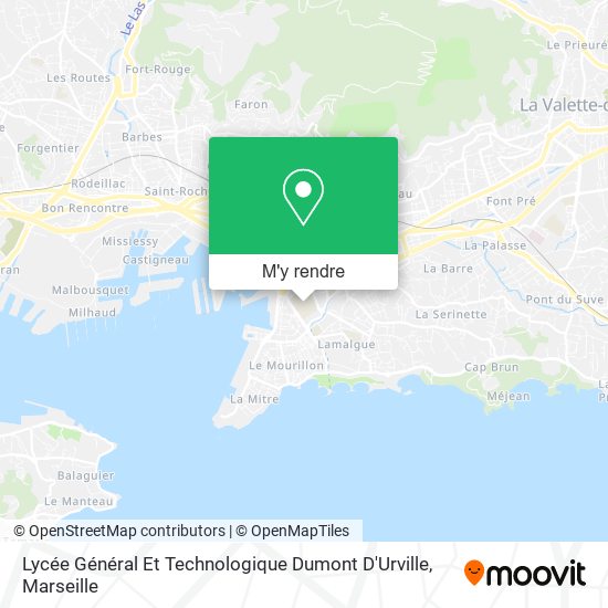 Lycée Général Et Technologique Dumont D'Urville plan