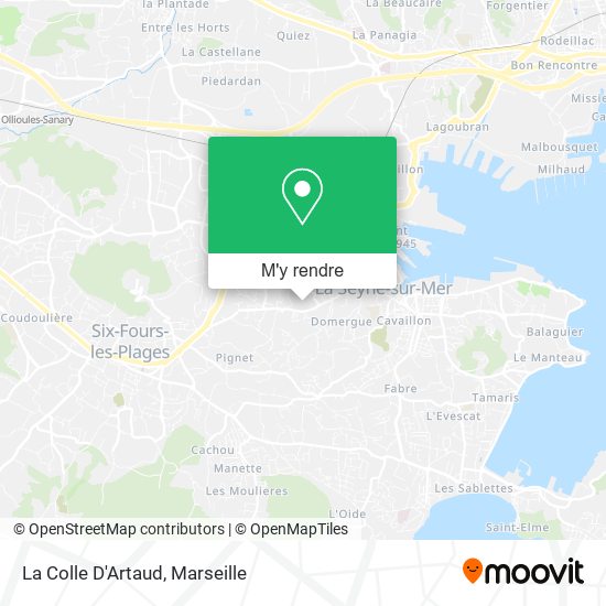 La Colle D'Artaud plan