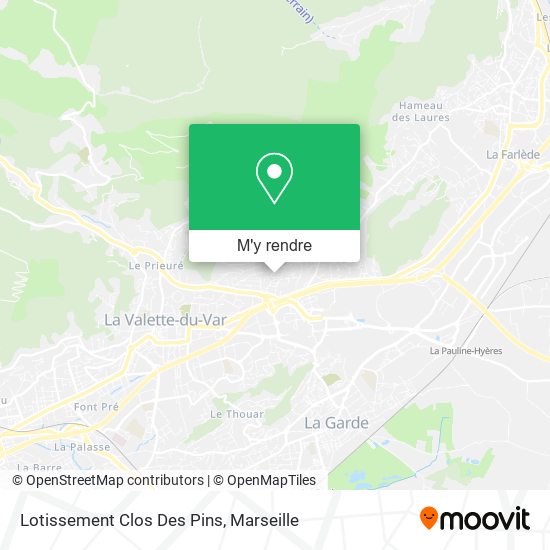 Lotissement Clos Des Pins plan