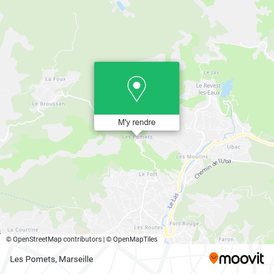 Les Pomets plan