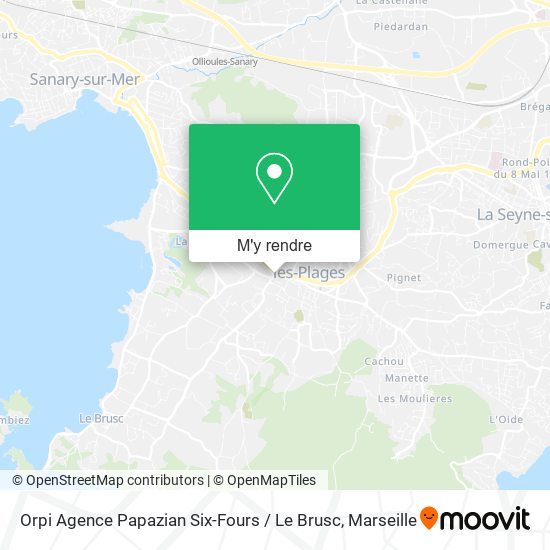 Orpi Agence Papazian Six-Fours / Le Brusc plan