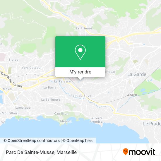 Parc De Sainte-Musse plan