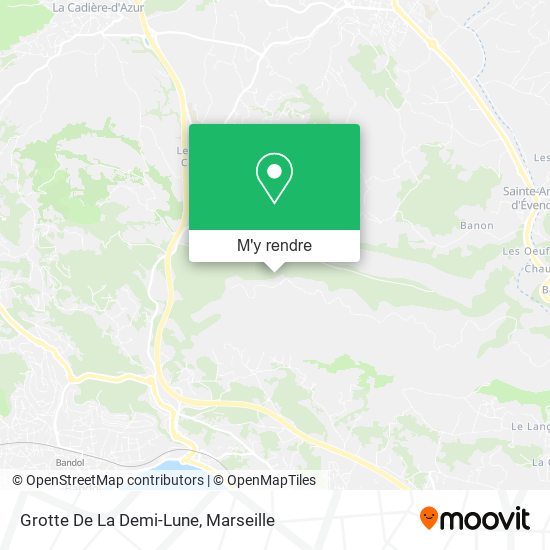 Grotte De La Demi-Lune plan