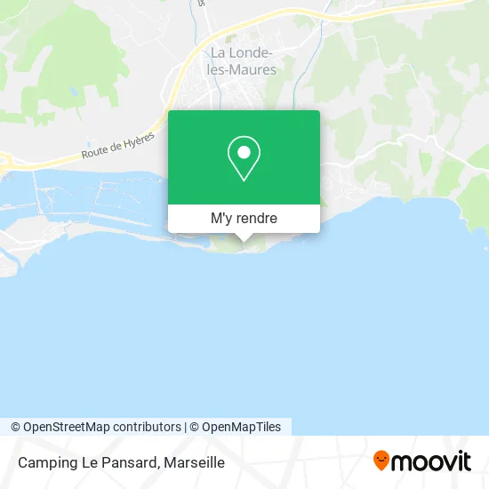 Camping Le Pansard plan