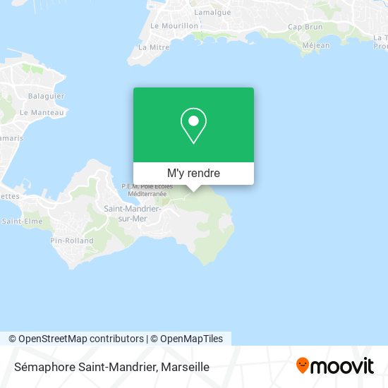 Sémaphore Saint-Mandrier plan