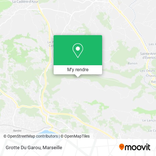 Grotte Du Garou plan