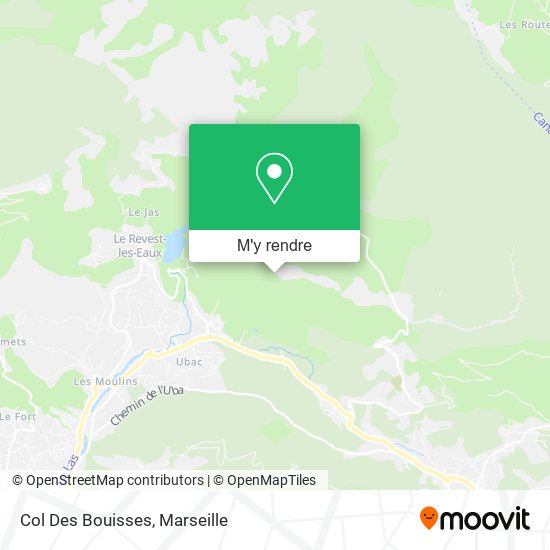Col Des Bouisses plan
