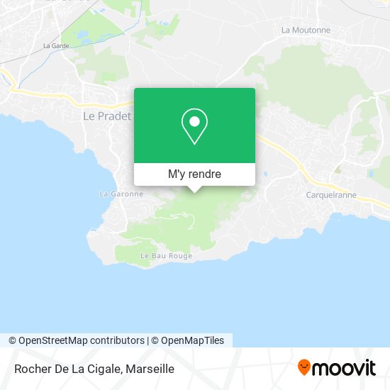 Rocher De La Cigale plan