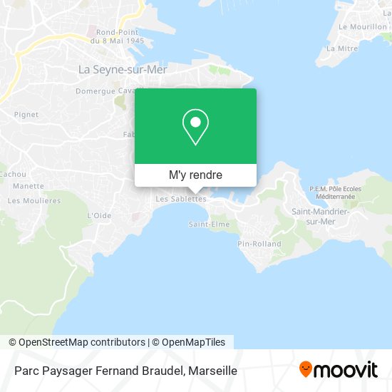 Parc Paysager Fernand Braudel plan