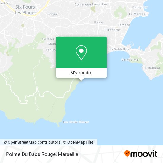 Pointe Du Baou Rouge plan