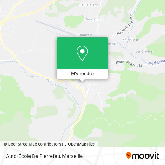 Auto-École De Pierrefeu plan