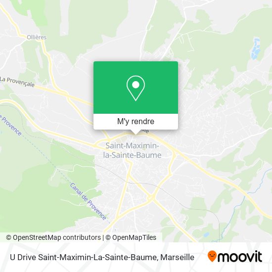 U Drive Saint-Maximin-La-Sainte-Baume plan