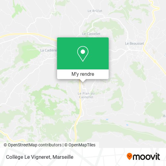 Collège Le Vigneret plan