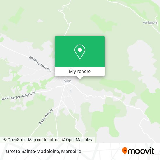 Grotte Sainte-Madeleine plan