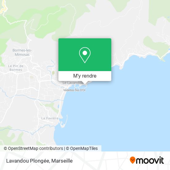 Lavandou Plongée plan