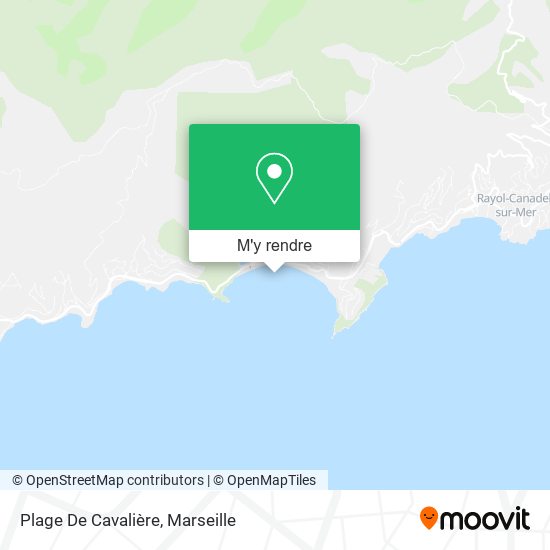 Plage De Cavalière plan