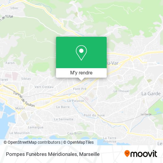 Pompes Funèbres Méridionales plan
