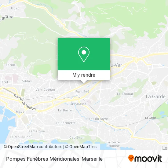 Pompes Funèbres Méridionales plan