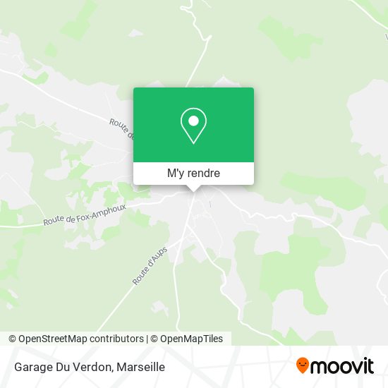Garage Du Verdon plan