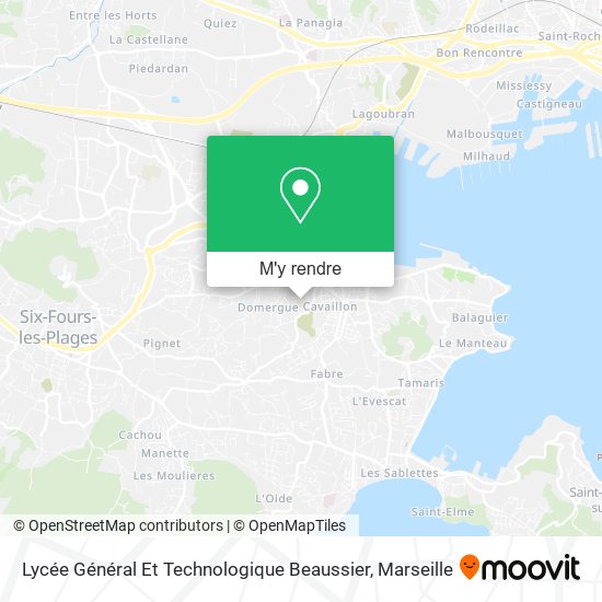 Lycée Général Et Technologique Beaussier plan