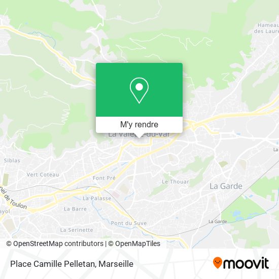 Place Camille Pelletan plan