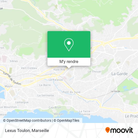 Lexus Toulon plan