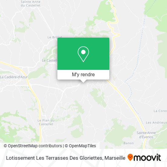 Lotissement Les Terrasses Des Gloriettes plan