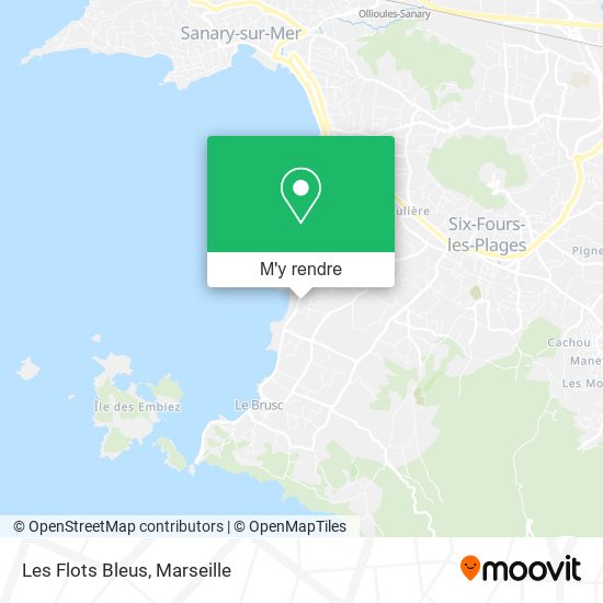 Les Flots Bleus plan