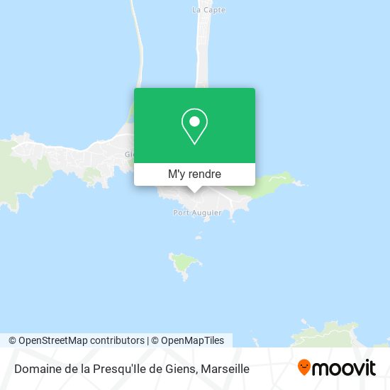 Domaine de la Presqu'Ile de Giens plan