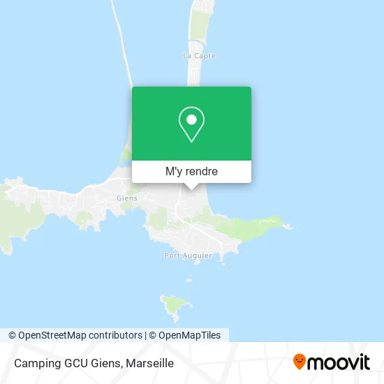 Camping GCU Giens plan