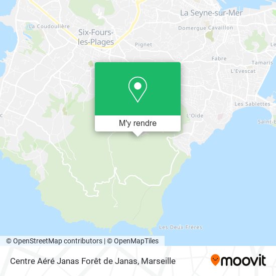 Centre Aéré Janas Forêt de Janas plan