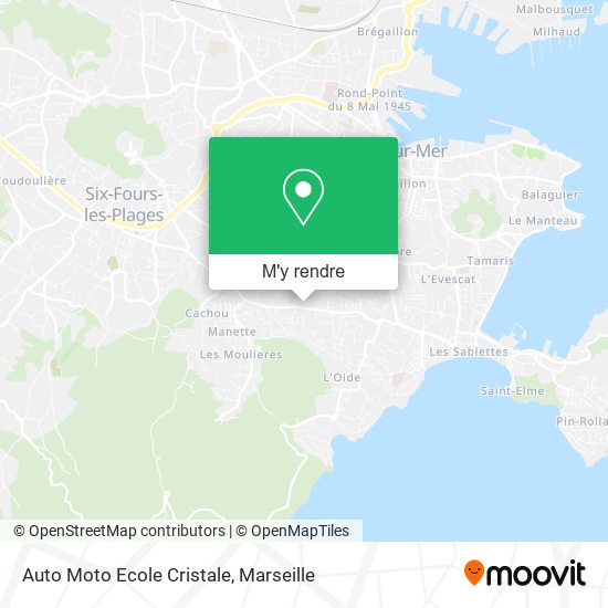 Auto Moto Ecole Cristale plan