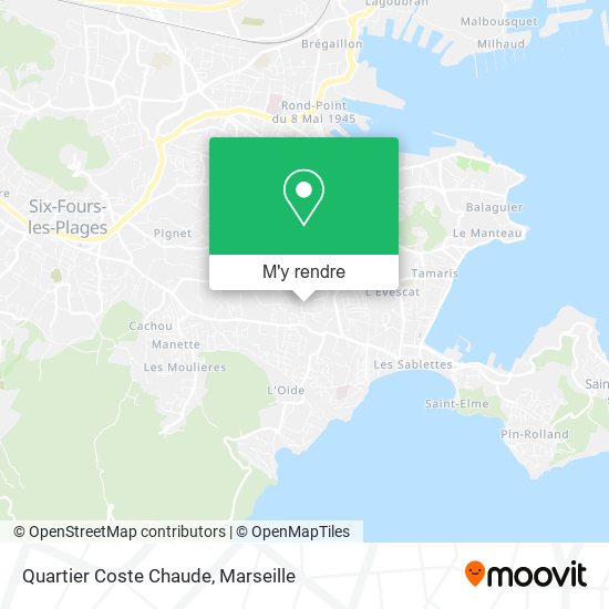 Quartier Coste Chaude plan