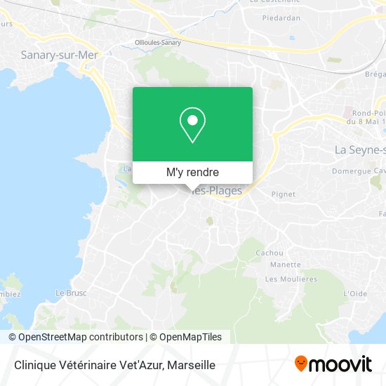 Clinique Vétérinaire Vet'Azur plan