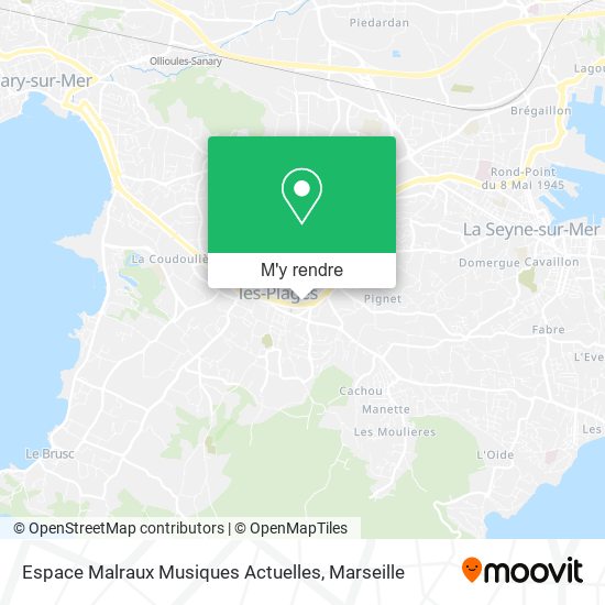 Espace Malraux Musiques Actuelles plan