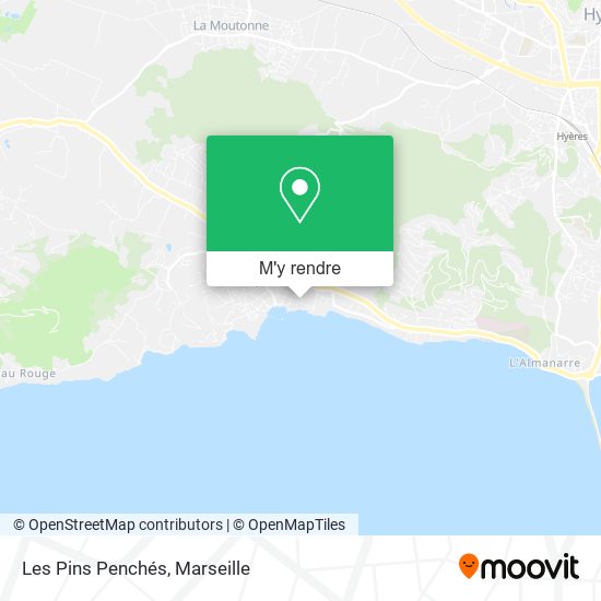 Les Pins Penchés plan
