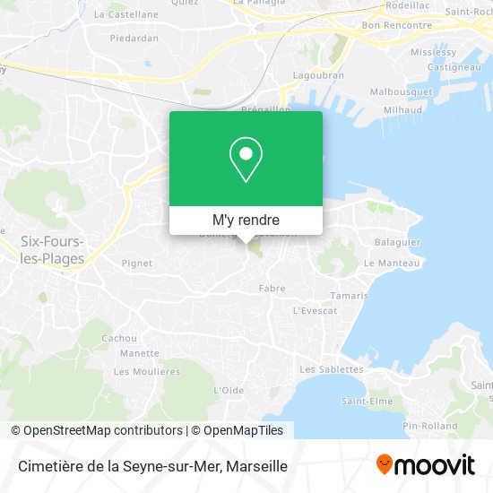Cimetière de la Seyne-sur-Mer plan