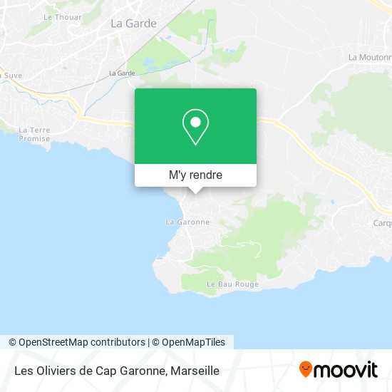 Les Oliviers de Cap Garonne plan