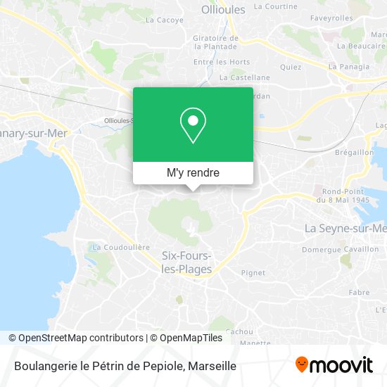 Boulangerie le Pétrin de Pepiole plan