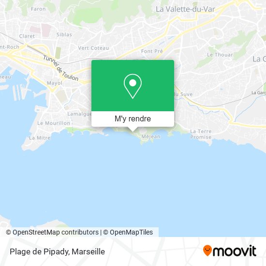 Plage de Pipady plan