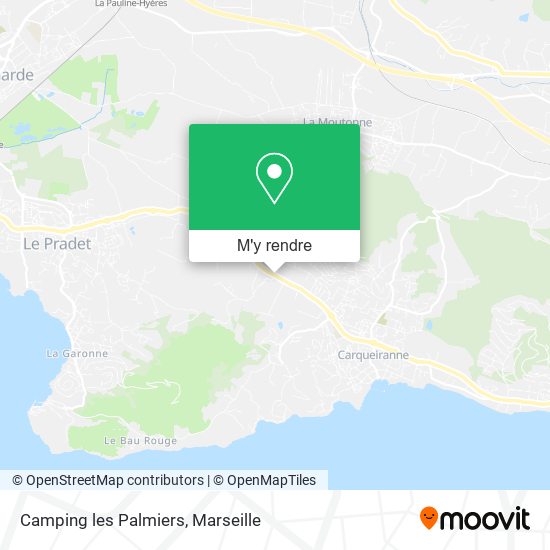 Camping les Palmiers plan