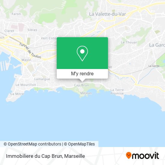 Immobiliere du Cap Brun plan