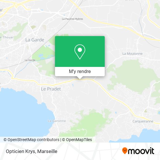 Opticien Krys plan