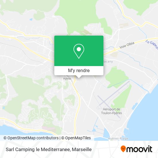 Sarl Camping le Mediterranee plan