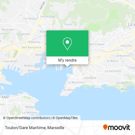 Toulon/Gare Maritime plan