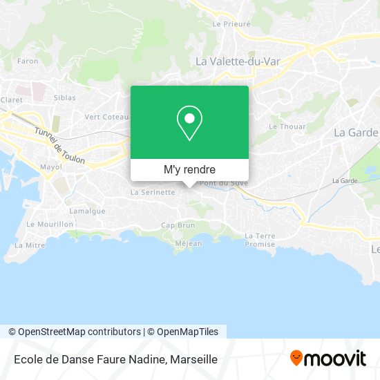 Ecole de Danse Faure Nadine plan